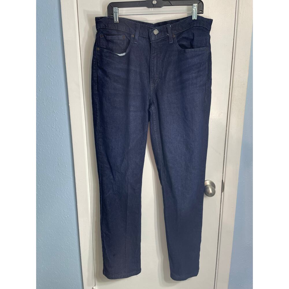 Levi's 514 Jeans Mens 36x32 Dark Wash Straight Officecore Minimalist Preppy